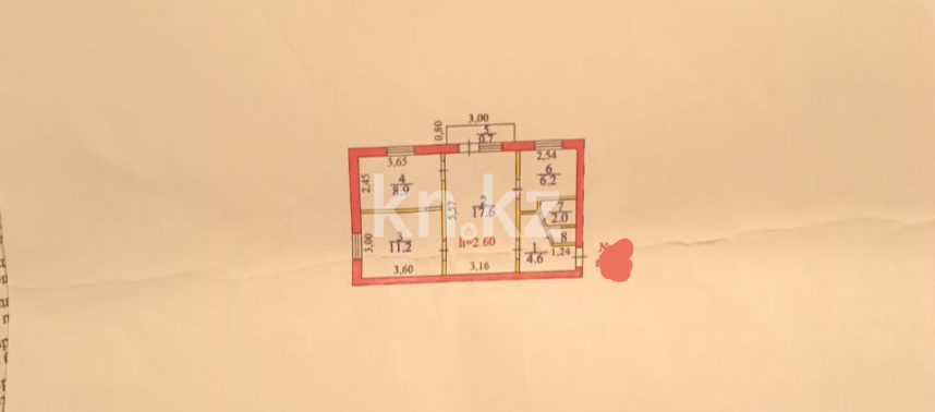 Продажа 3-комнатной квартиры, 52.2 м² - Продажа зданий в Алматинской области фото 10 из 10