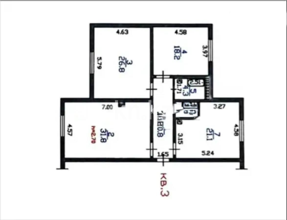 Продажа 3-комнатной квартиры, 117 м² - Недвижимость в Алматы - страница 15 фото 5 из 5