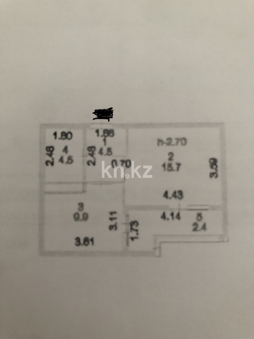 Продажа 1-комнатной квартиры, 37 м², ул. Бейбарыс Султан, дом  12 - Продажа квартир в Петропавловске фото 8 из 8