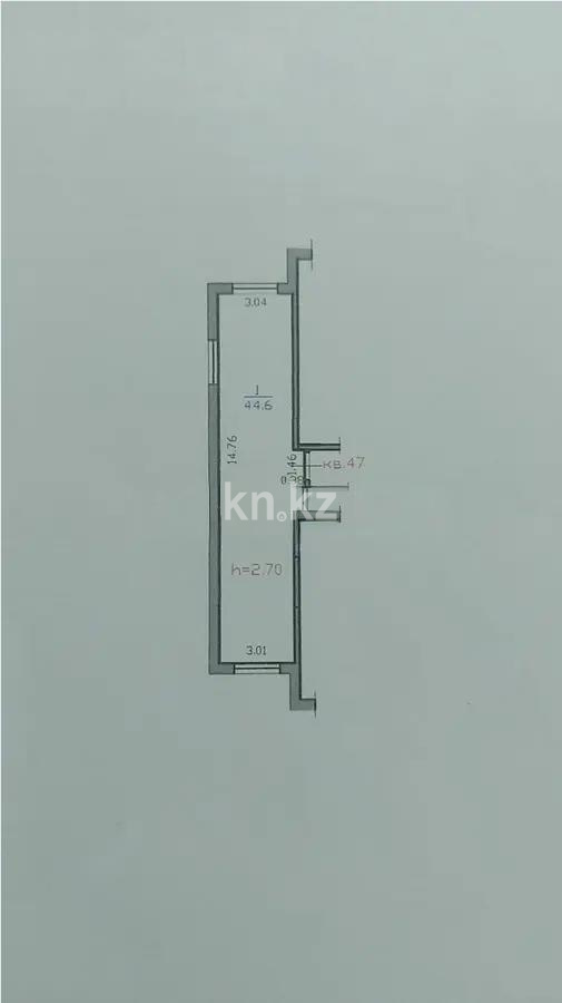 Продажа 2-комнатной квартиры, 45 м² в Алматы