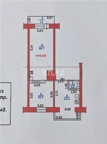 Продажа 2-комнатной квартиры, 53 м² в Алматы - фото 6