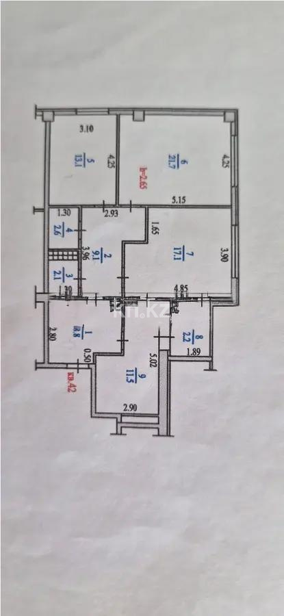 Продажа 3-комнатной квартиры, 88 м² - Продажа квартир в Алматы - страница 3 фото 3 из 3