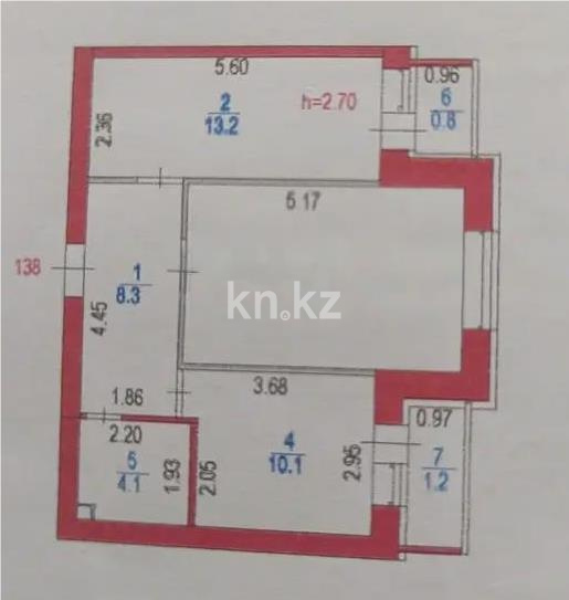 Продажа 2-комнатной квартиры, 55 м² - Продажа квартир от собственников в Астане - страница 273 фото 5 из 5