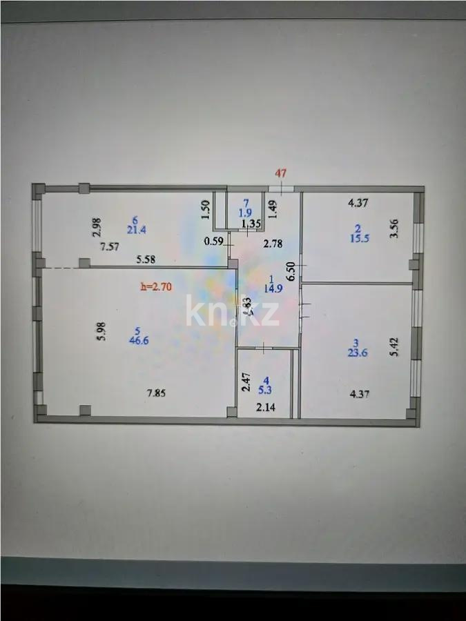 Продажа 3-комнатной квартиры, 130 м², ул. Байтурсынова, дом  67 - Продажа  трехкомнатных квартир в Астане фото 3 из 3
