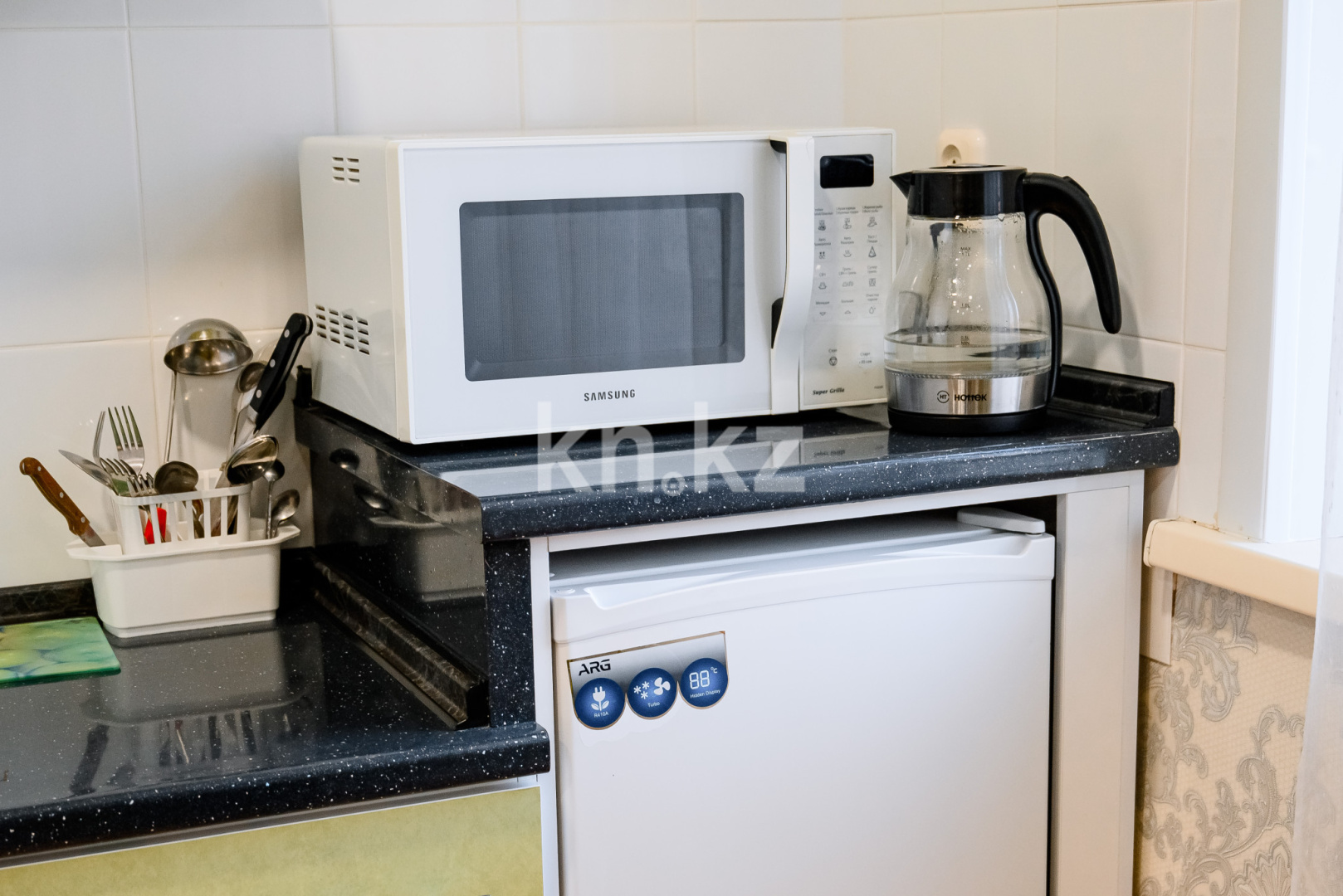 Аренда 1-комнатной квартиры посуточно, 43 м², пр. Республики, дом  93/1 - Аренда жилой и коммерческой недвижимости в Темиртау фото 8 из 22