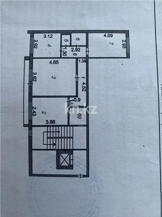 Продажа 3-комнатной квартиры, 62 м², мкр-н Мамраева (Восток-5), дом  16 в Караганде - фото 7