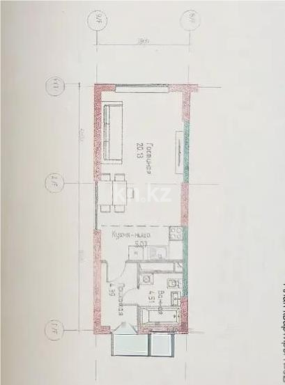 Продажа 1-комнатной квартиры, 33.7 м² - Продажа однокомнатных квартир в Алматы - страница 24 фото 1 из 1