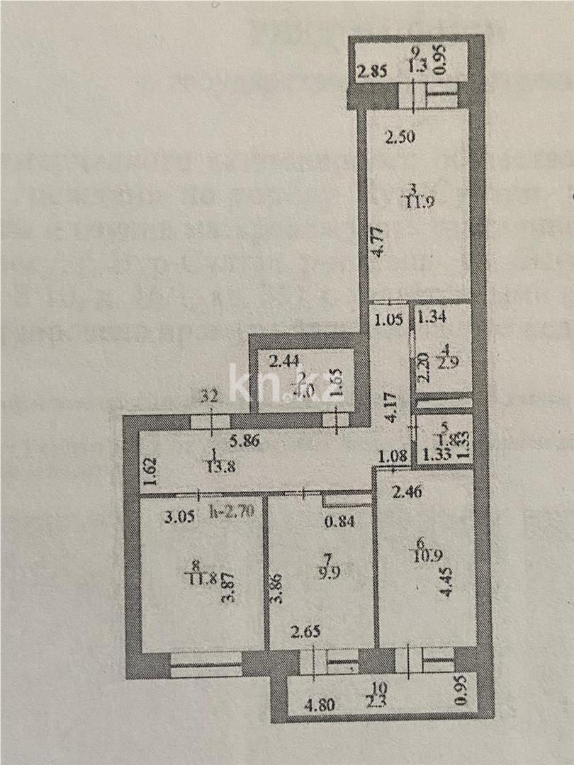 Продажа 3-комнатной квартиры, 75 м² - Продажа недвижимости в Казахстане - страница 2 фото 11 из 12