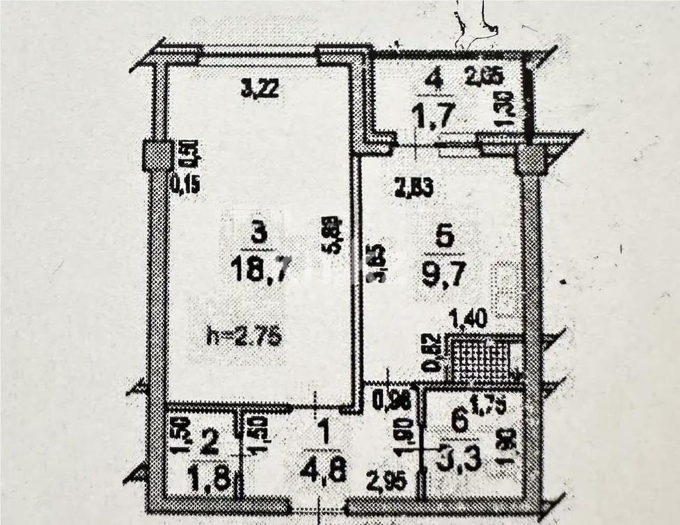 Продажа 1-комнатной квартиры, 40 м² - Продажа однокомнатных квартир в Алматы - страница 19 фото 5 из 5