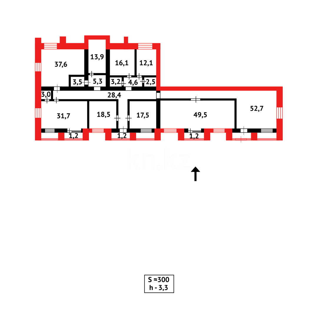 Продажа , 300 м², ул. Муканова, дом  53 - Продажа офисных и торговых помещений в Караганде фото 33 из 34