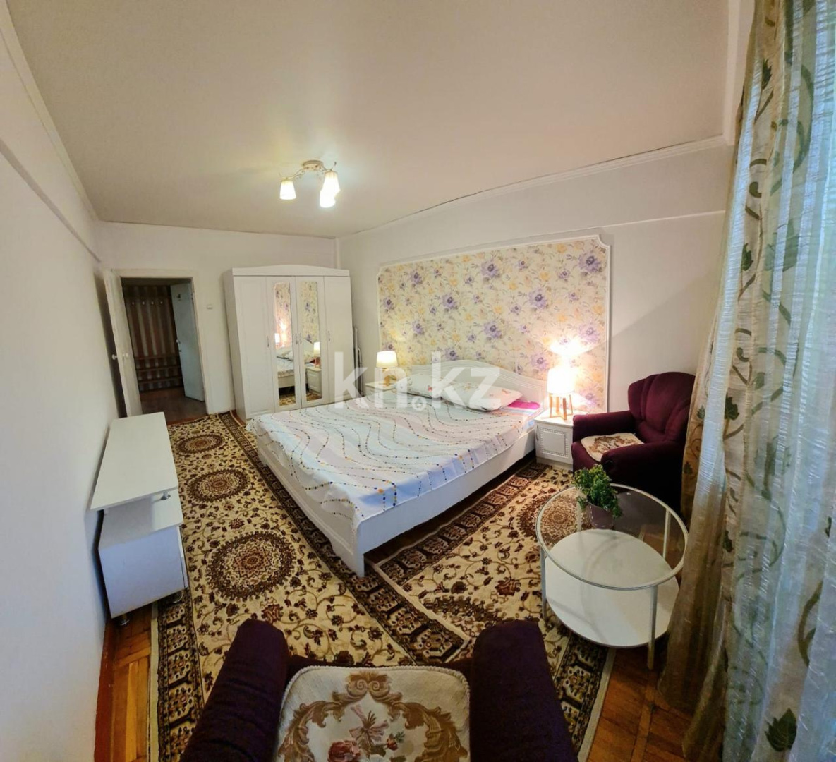 Аренда 2-комнатной квартиры, 50 м², ул. Чайковского - Аренда квартир помесячно в Алматы фото 1 из 8