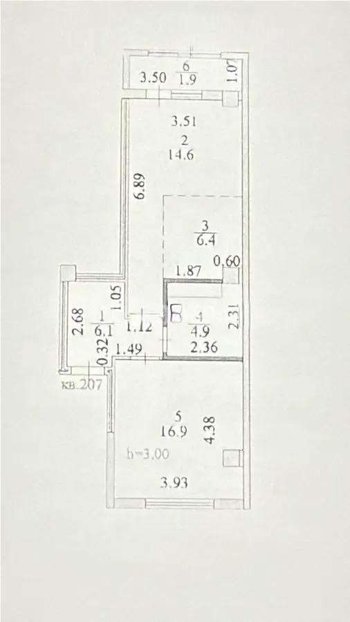 Продажа 2-комнатной квартиры, 50.8 м², ул. Байтурсынова, дом  22 стр - Продажа квартир в Казахстане фото 1 из 1