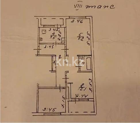 Продажа 3-комнатной квартиры, 70 м², ул. Розыбакиева, дом  25 - Продажа  трехкомнатных квартир в Алматы фото 1 из 1