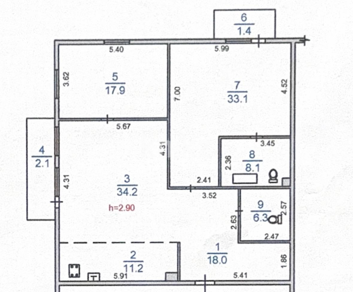 Продажа 3-комнатной квартиры, 133 м² - Продажа трехкомнатных квартир в монолитном доме в Алматы фото 22 из 22