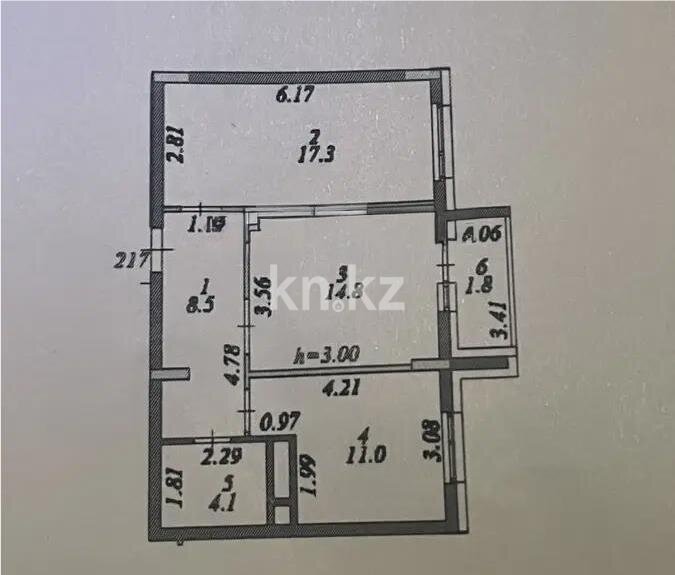 Продажа 2-комнатной квартиры, 57.5 м² в Астане - фото 5
