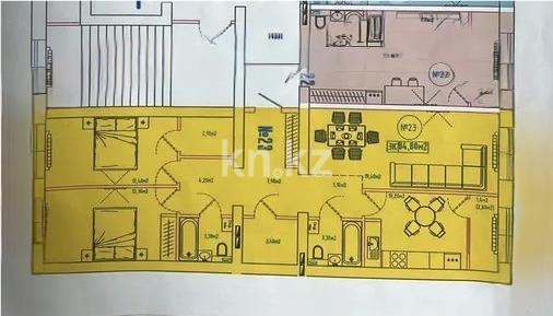 Продажа 3-комнатной квартиры, 85 м², ул. Кургальжинское шоссе, дом  37 - Продажа квартир в Казахстане фото 1 из 1