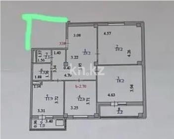 Продажа 3-комнатной квартиры, 94 м² - Продажа трехкомнатных квартир от собственников в Астане - страница 95 фото 6 из 6