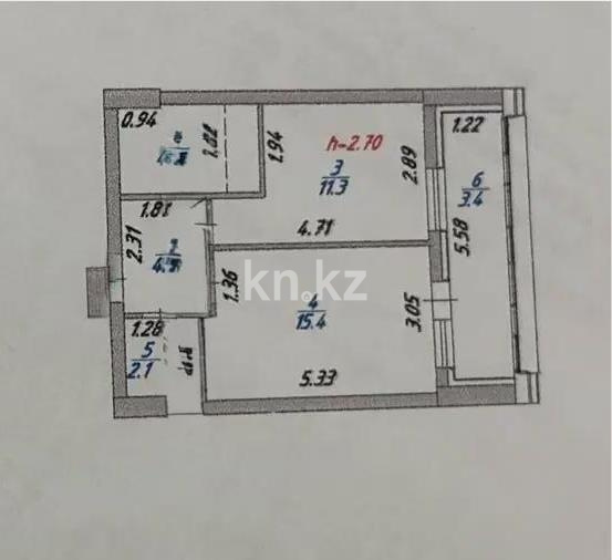 Продажа 1-комнатной квартиры, 41 м² - Продажа однокомнатных квартир от собственников в Астане - страница 73 фото 6 из 6