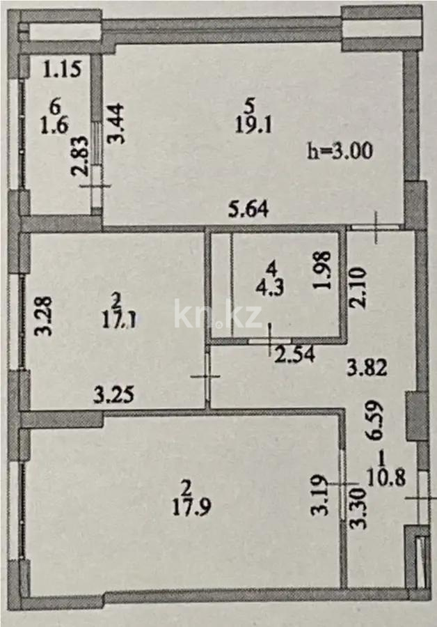 Продажа 2-комнатной квартиры, 64.4 м² - Продажа квартир в р-не Нура Астаны - страница 84 фото 5 из 5