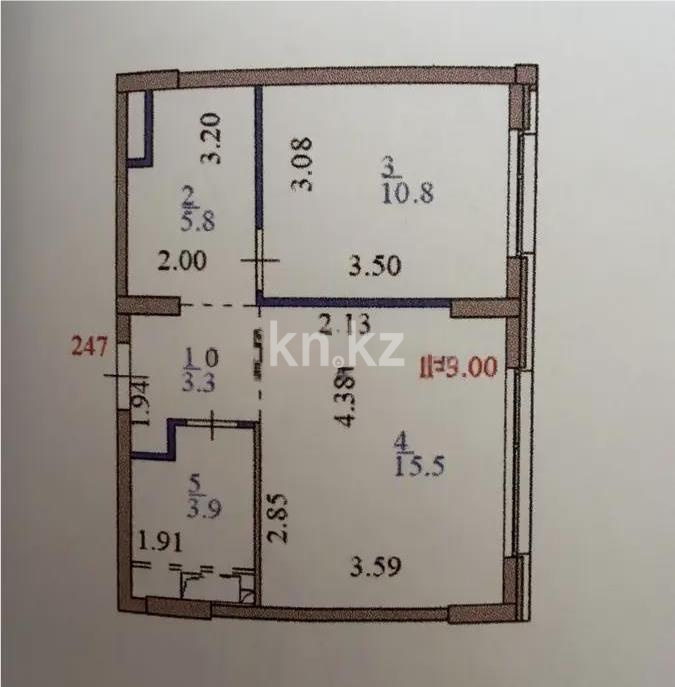 Продажа 2-комнатной квартиры, 42.2 м² - Продажа квартир от собственников в Астане - страница 5 фото 6 из 6