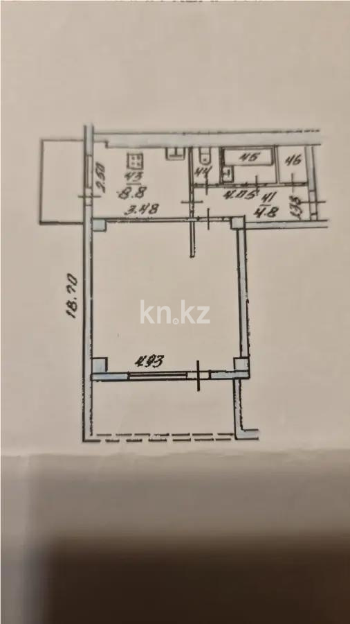 Продажа 1-комнатной квартиры, 41.9 м² - Недвижимость в Алматы - страница 17 фото 4 из 4