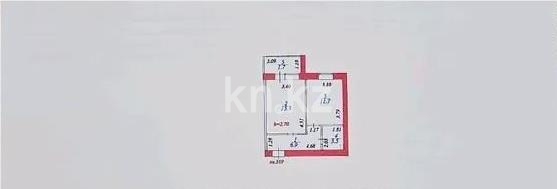 Продажа 1-комнатной квартиры, 39.5 м² в Астане