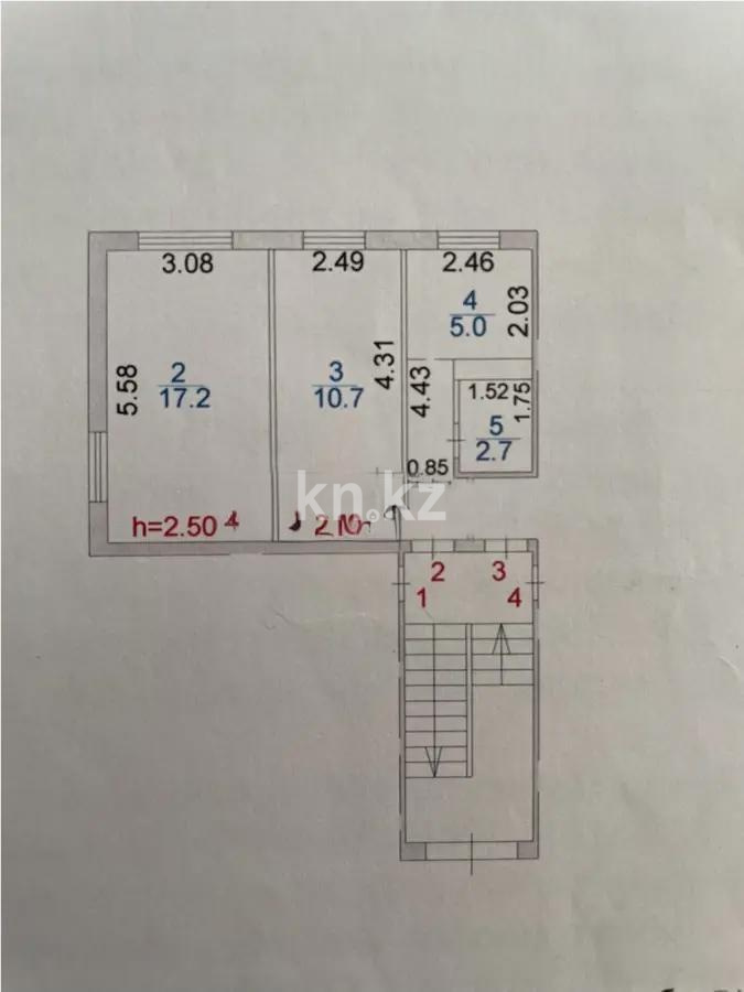 Продажа 2-комнатной квартиры, 42 м² в Караганде - фото 5