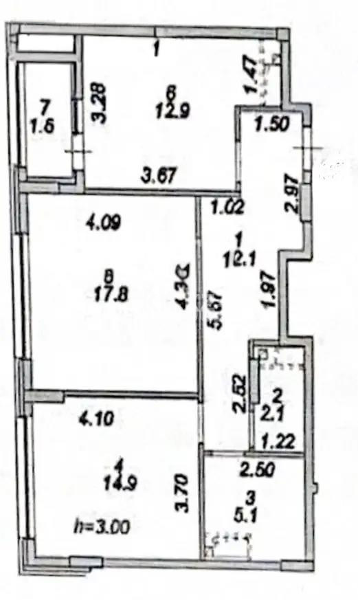 Продажа 2-комнатной квартиры, 66.4 м² в Астане - фото 6