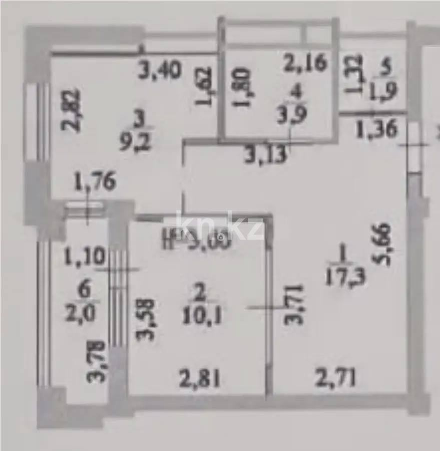 Продажа 2-комнатной квартиры, 44.4 м² - Продажа квартир в новостройках Астаны - страница 4 фото 5 из 5