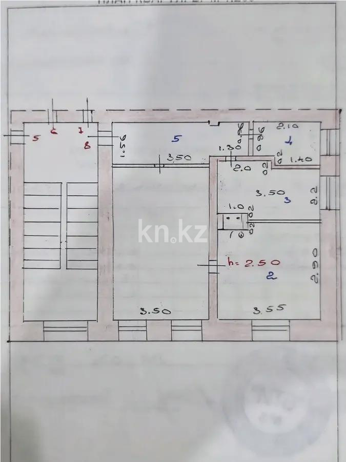Продажа 2-комнатной квартиры, 45 м² - Продажа квартир в Караганде фото 1 из 1