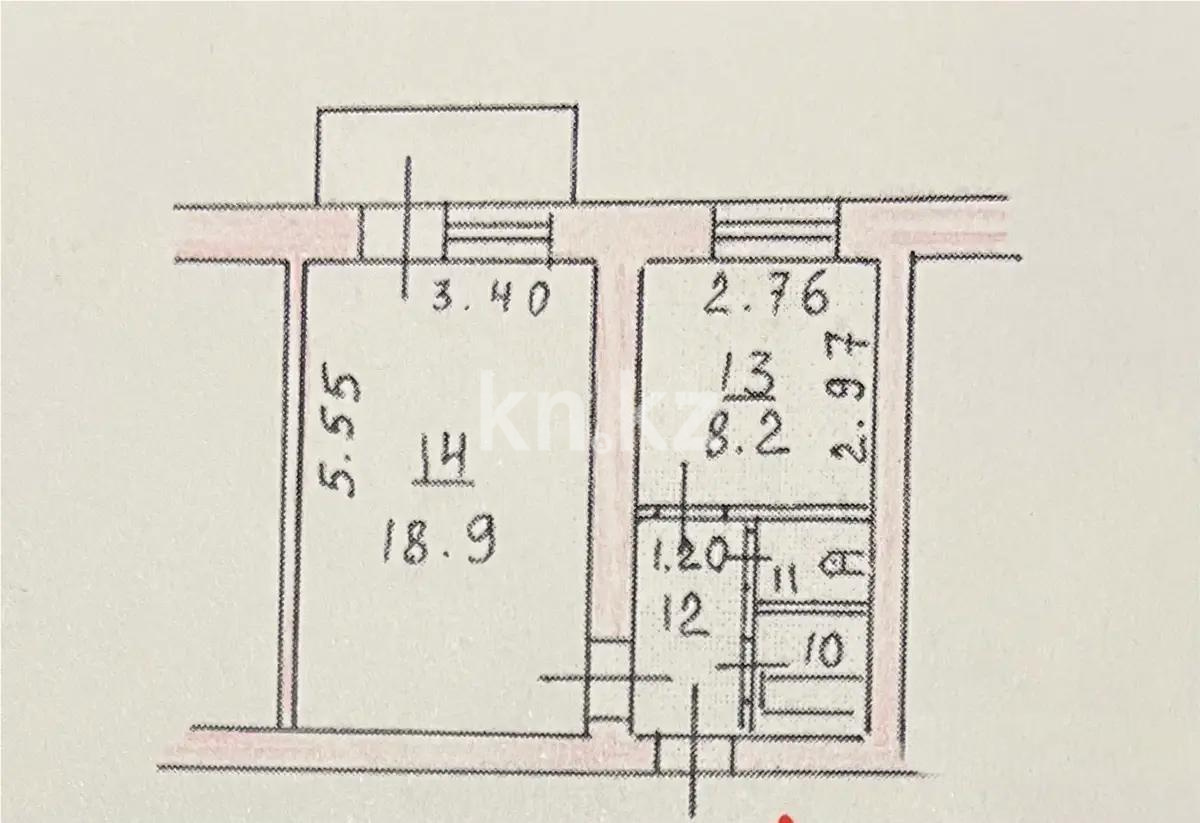 Продажа 1-комнатной квартиры, 34 м², ул. Пушкина, дом  60 в Алматы - фото 5