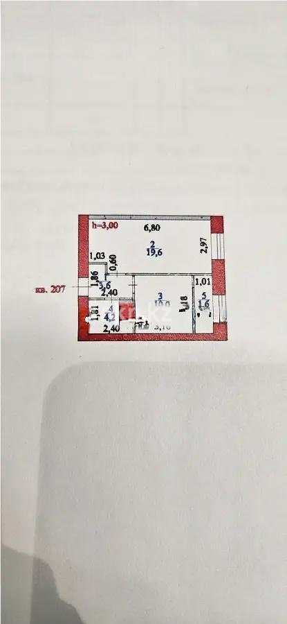 Продажа 1-комнатной квартиры, 39 м², ул. Нажимеденова, дом  30/1 в Астане