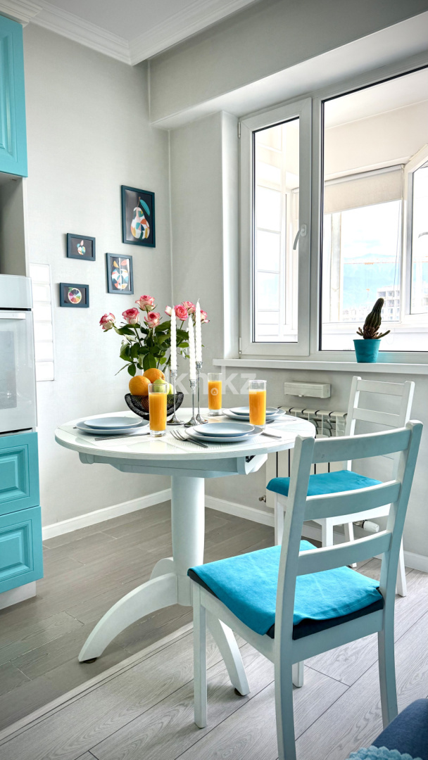 Аренда 2-комнатной квартиры посуточно, 48 м², ул. Егизбаева, дом  7/10 к1 - Аренда  двухкомнатных квартир посуточно в Алматы фото 7 из 21