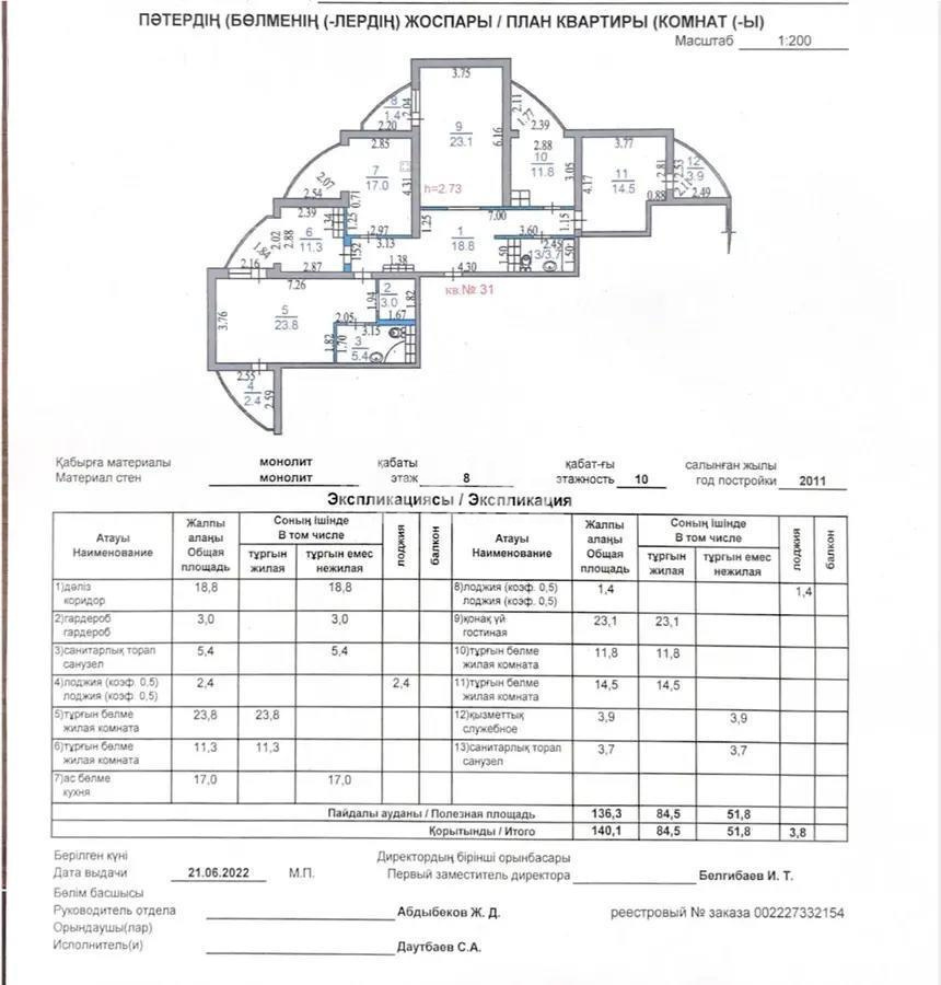 Продажа 5-комнатной квартиры, 140 м² в Алматы - фото 7