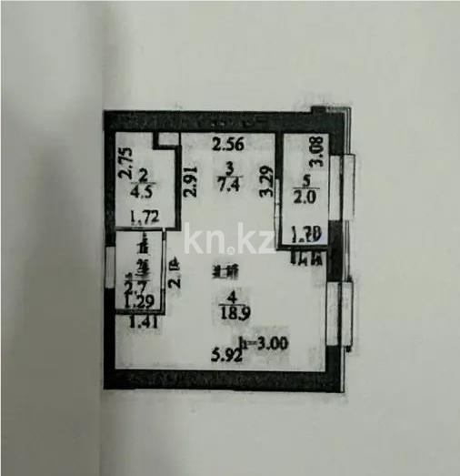 Продажа 1-комнатной квартиры, 35.5 м² - Продажа однокомнатных квартир от собственников в Казахстане - страница 5 фото 1 из 1