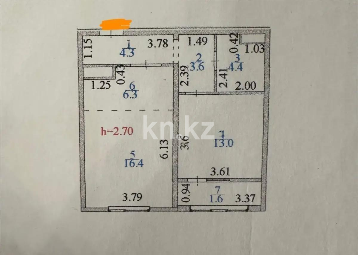 Продажа 2-комнатной квартиры, 50 м², пр. Туран, дом  55Е в Астане - фото 5