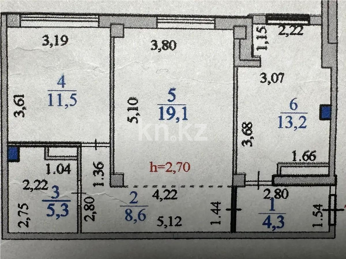 Продажа 2-комнатной квартиры, 62 м², ул. Сауран, дом  3/1 в Астане - фото 6