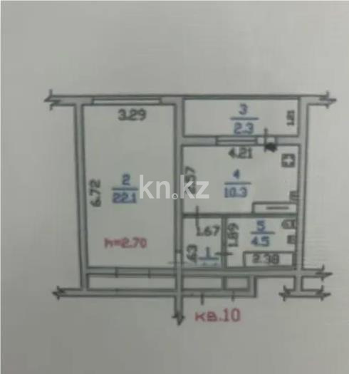 Продажа 1-комнатной квартиры, 44 м² - Продажа квартир в Алатауском р-не Алматы - страница 8 фото 1 из 1