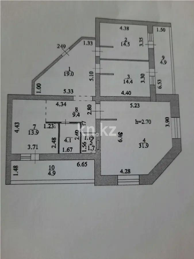 Продажа 3-комнатной квартиры, 118.7 м², ул. Бухар жырау, дом  32 в Астане - фото 7
