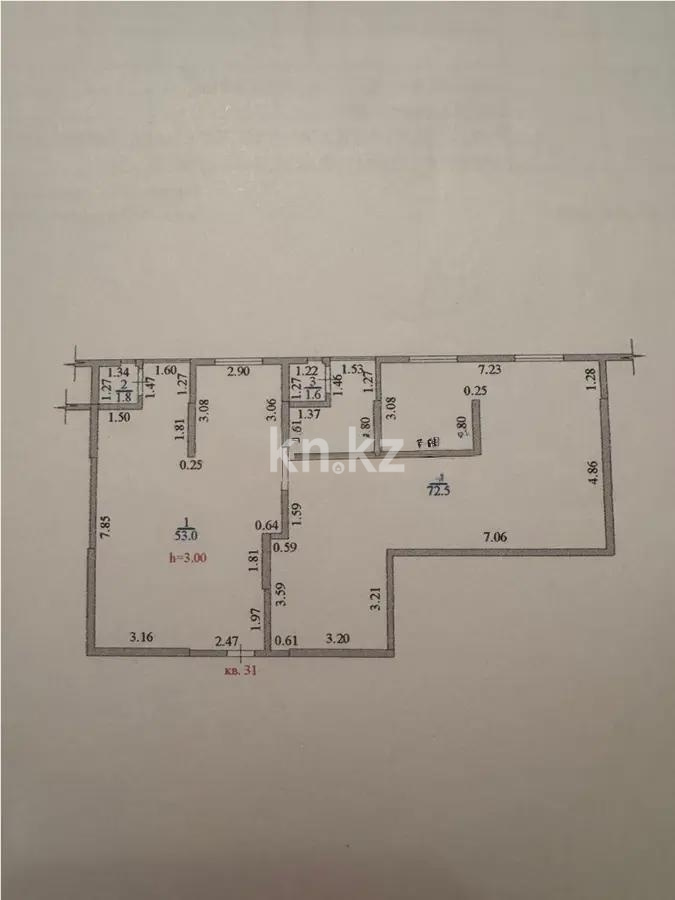 Продажа 4-комнатной квартиры, 128 м² - Продажа четырехкомнатных квартир от собственников в Алматы - страница 3 фото 2 из 2