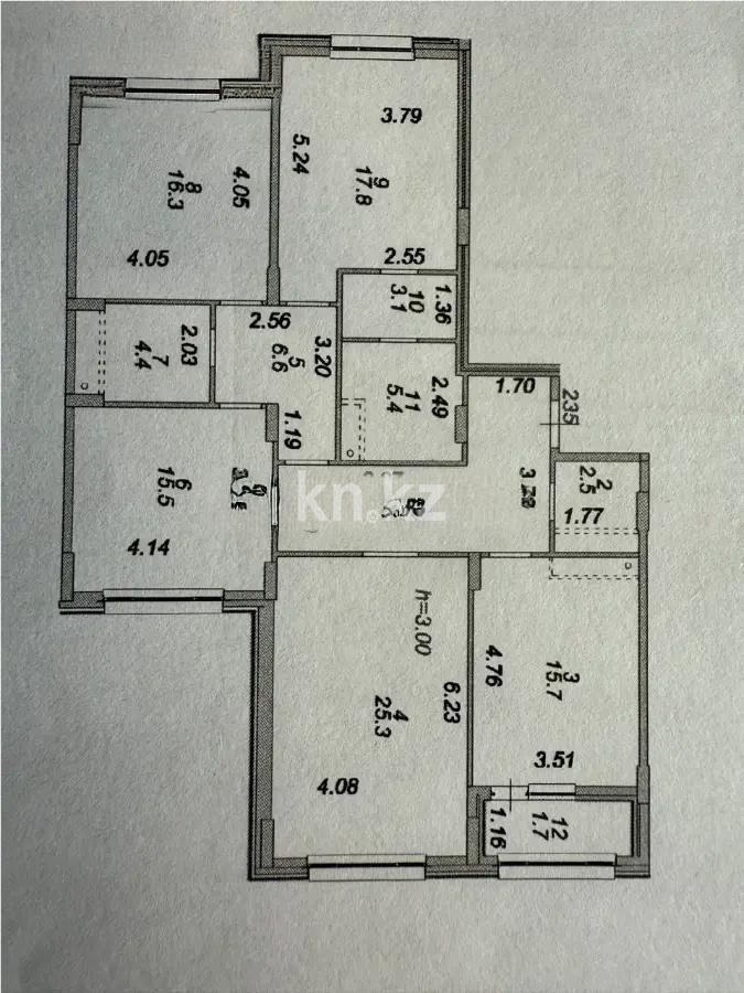 Продажа 4-комнатной квартиры, 128 м², пр. Туран, дом  39 стр - Продажа квартир в новостройках Астаны с фото фото 1 из 1