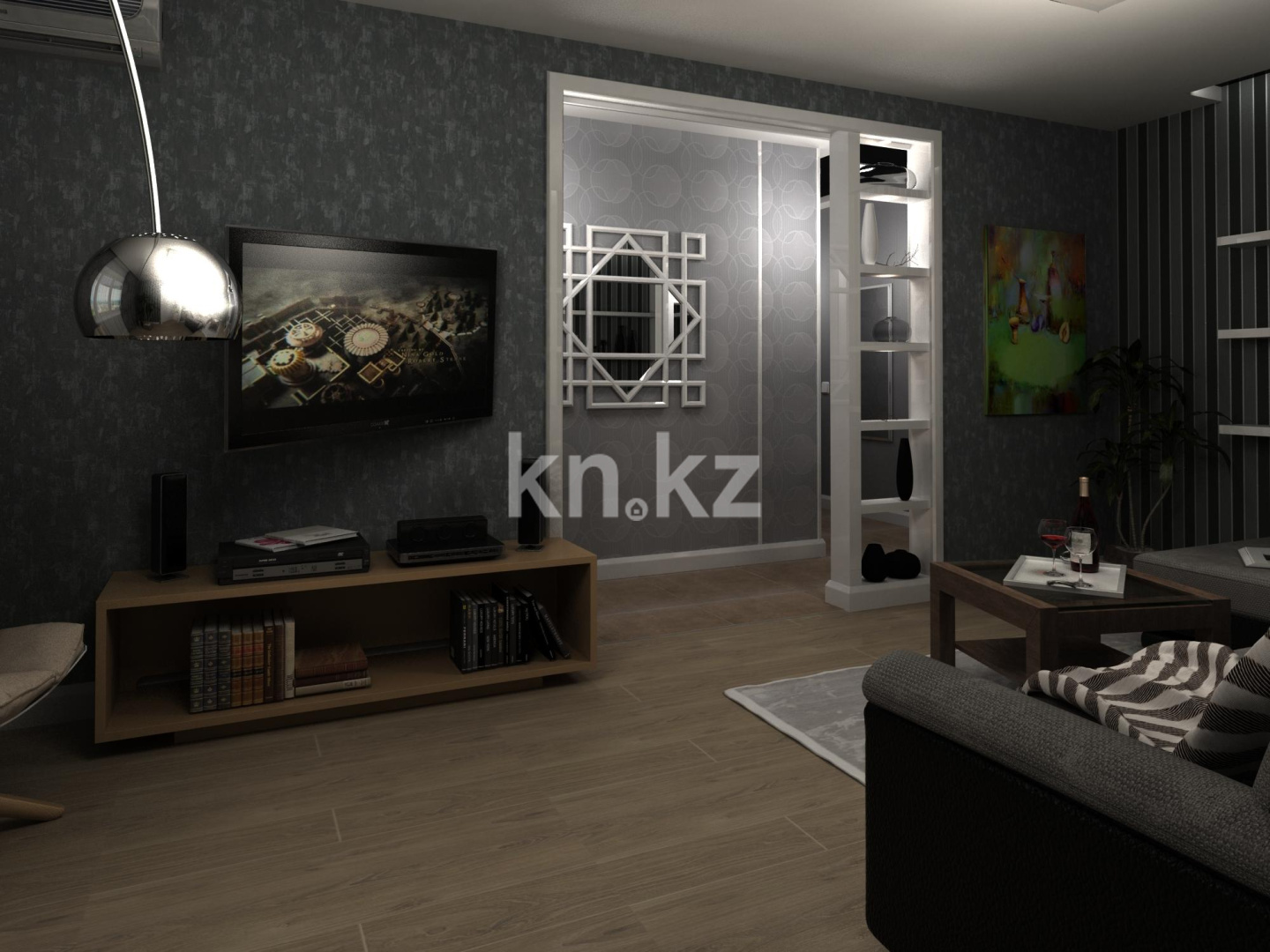 Аренда 1-комнатной квартиры посуточно, 36 м², ул. Гоголя, дом  53 - Аренда  однокомнатных квартир посуточно в Караганде с фото фото 2 из 5