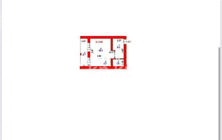 Продажа 1-комнатной квартиры, 42.7 м², ул. Бокейхана, дом  13 стр - Продажа квартир в Казахстане фото 1 из 1