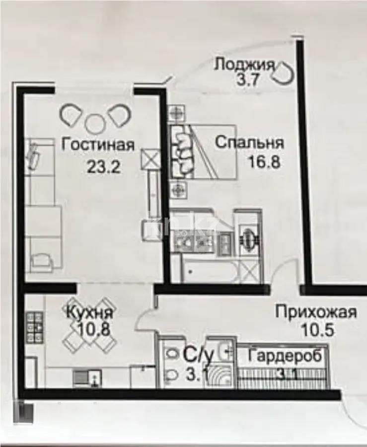Продажа 2-комнатной квартиры, 80 м² - Продажа квартир в новостройках Алматы фото 1 из 1