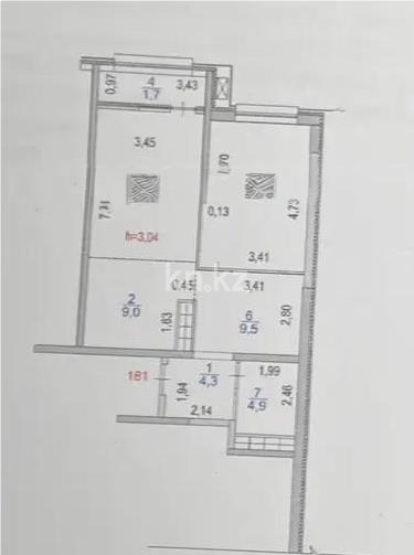 Продажа 2-комнатной квартиры, 61.4 м² - Продажа квартир в Алматы - страница 4 фото 1 из 1