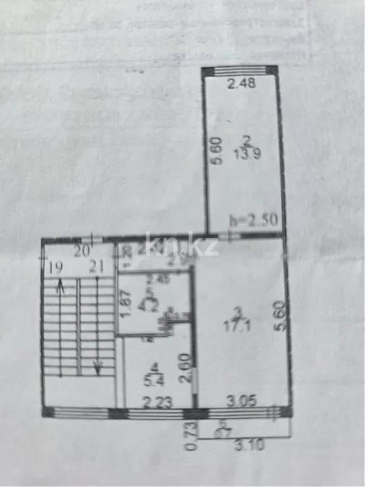 Продажа 2-комнатной квартиры, 44 м² - Продажа недвижимости в Караганде - страница 3 фото 5 из 5