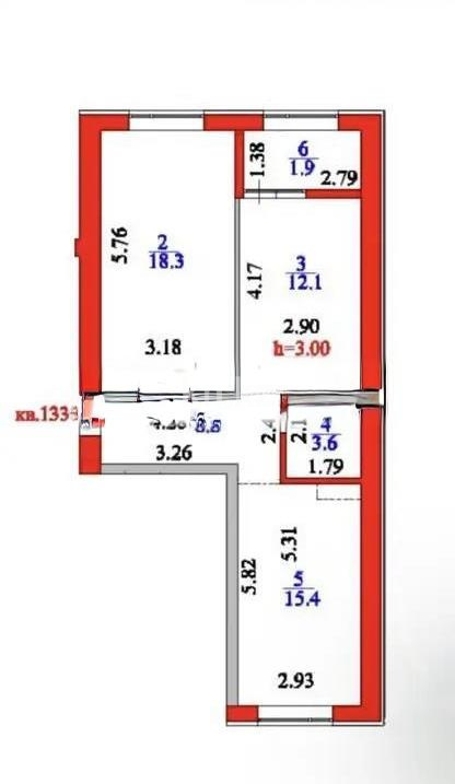 Продажа 2-комнатной квартиры, 60.1 м², ул. Тынышбайулы, дом  10 - Продажа  двухкомнатных квартир в новостройках Астаны без посредников фото 1 из 1