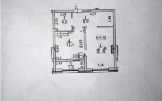 Продажа 1-комнатной квартиры, 44.2 м²