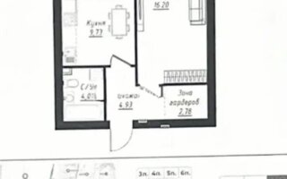 Продажа 1-комнатной квартиры, 40 м²