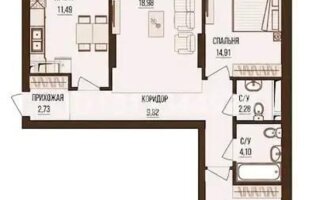 Продажа 3-комнатной квартиры, 80 м²